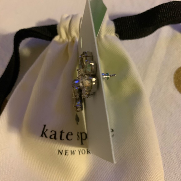 Kate Spade White Patina earrings - Picture 3 of 4